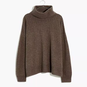 Madewell Hickory Turtleneck Sweater